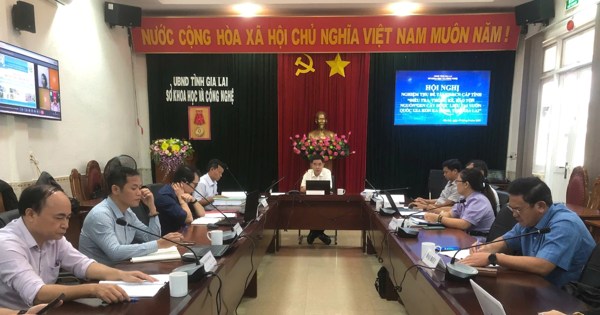 Nghiệm thu đề tài bảo tồn nguồn gen cây dược liệu tại Vườn Quốc gia Kon Ka Kinh