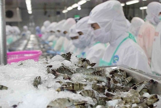 Giá trị xuất khẩu tháng 7-2025 của ngành hàng thủy sản đạt 950 triệu USD. Ảnh: Internet