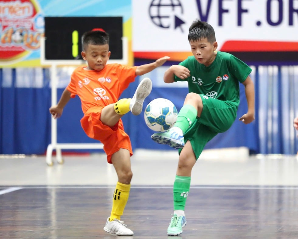 Xác định 8 đội bóng vào vòng tứ kết giải U.9 toàn quốc Toyota Cup 2025- Ảnh 3.