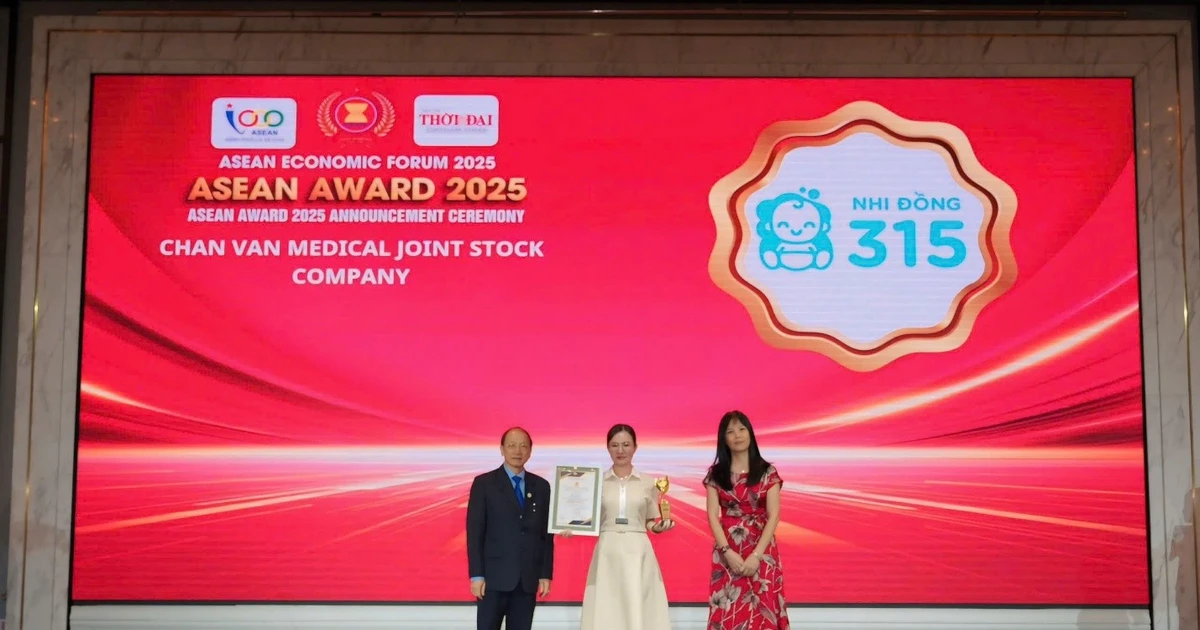 Hệ thống y tế Nhi Đồng 315 vinh dự nhận giải thưởng Doanh nghiệp tiêu biểu ASEAN 2025
