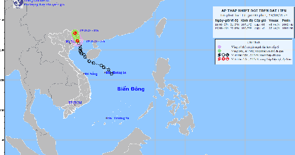 Tropical depression weakens, warning of strong storm formation in East Sea