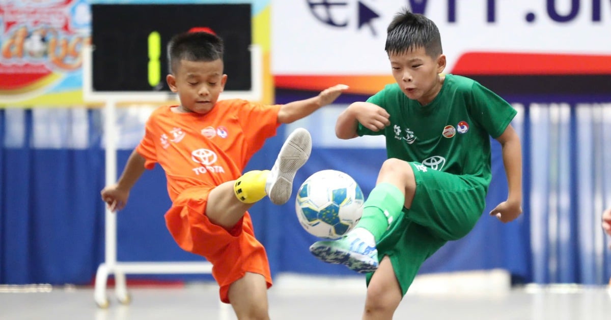 Xác định 8 đội bóng vào vòng tứ kết giải U.9 toàn quốc Toyota Cup 2025