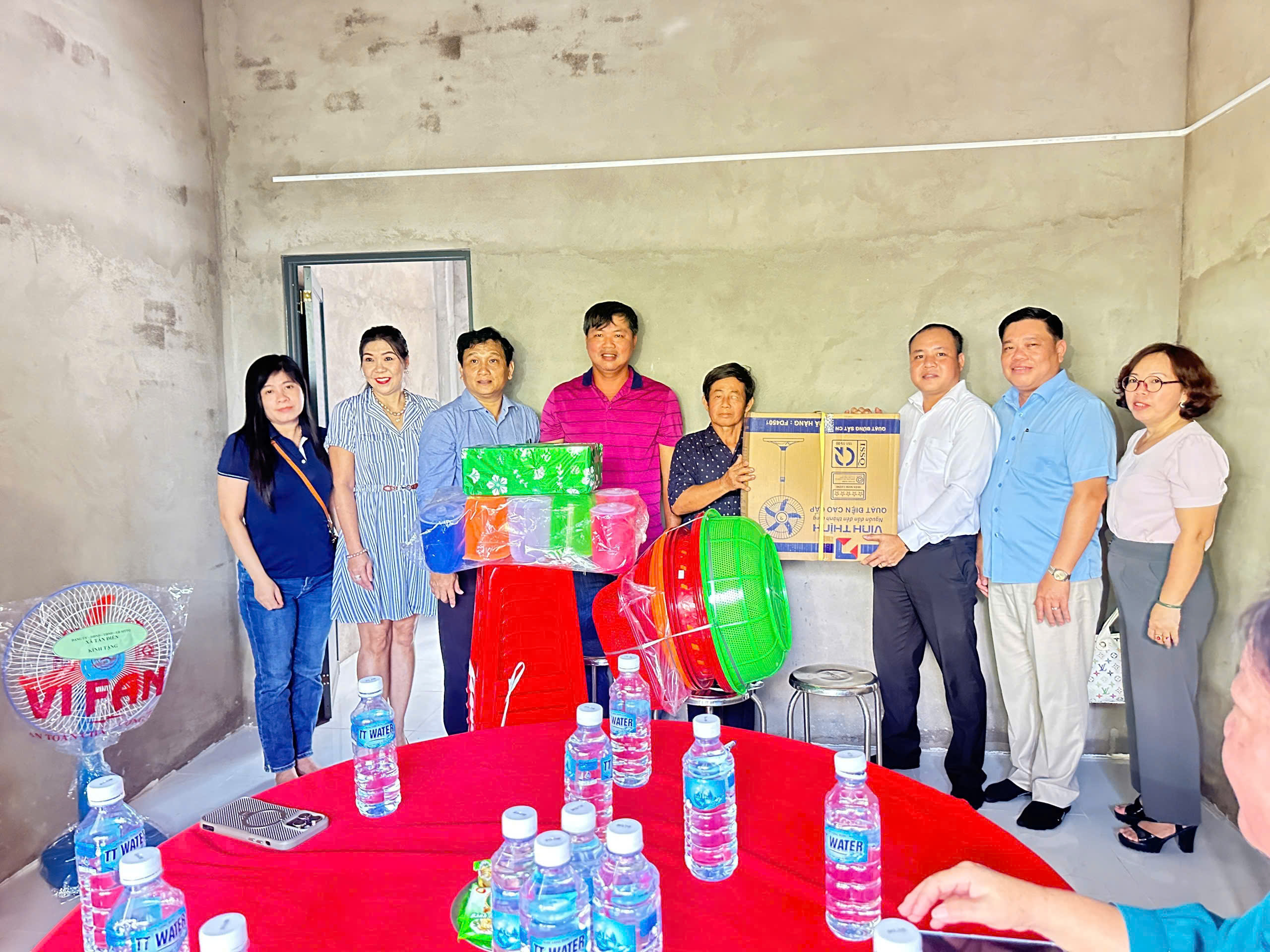 TGB tặng nhà đại đoàn kết tại xã Tân Điền