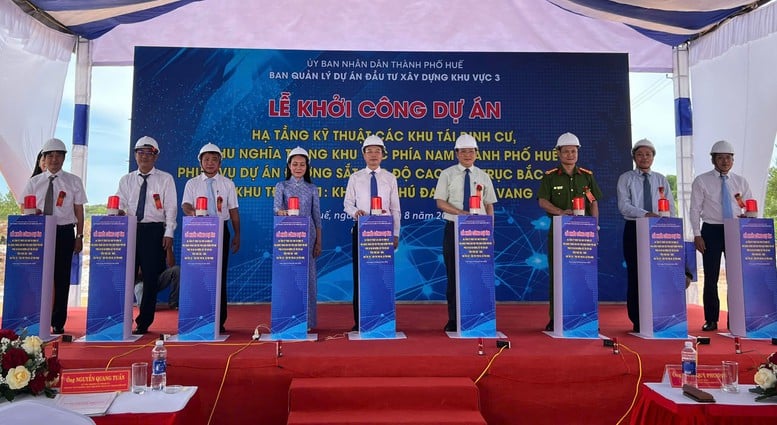 Huế, Đà Nẵng khởi công các khu tái định cư phục vụ Dự án đường sắt tốc độ cao- Ảnh 1.