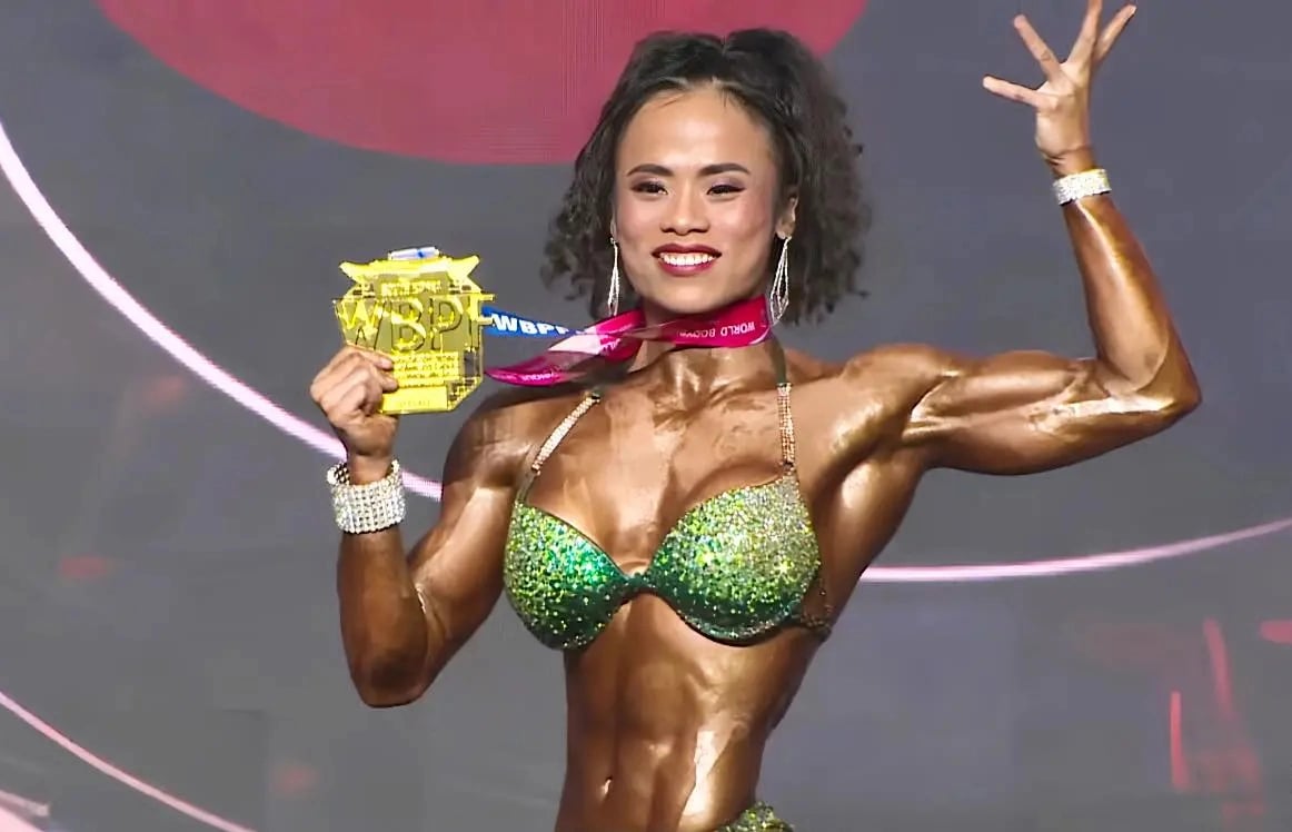 Thể hình Việt Nam giành hai ngôi á quân đồng đội thế giới - Ảnh 1.