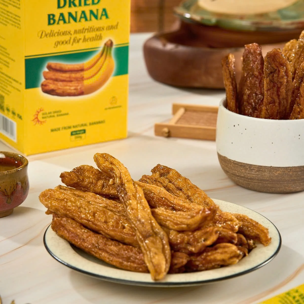 Exportation de bananes séchées...