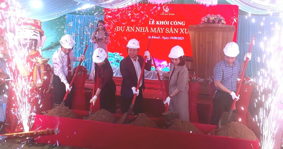 Gia Lai: Dự án Nhà máy sản xuất bao bì được khởi công tại Cụm công nghiệp Ia Khươl