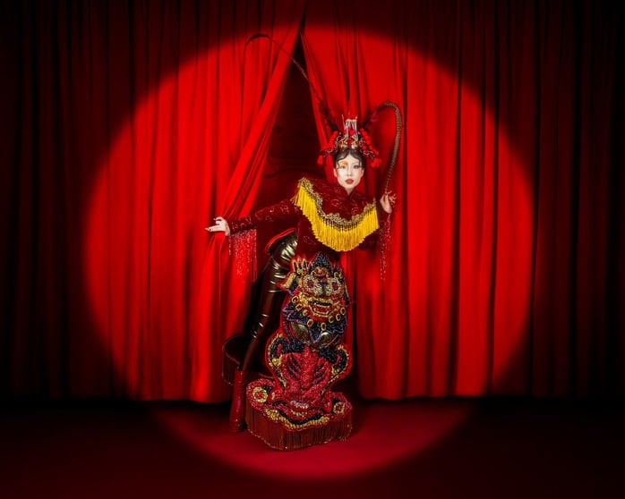 Hoa hậu Đỗ Lan Anh gây sốt với bộ ảnh "Tân cổ" - Ảnh 7.
