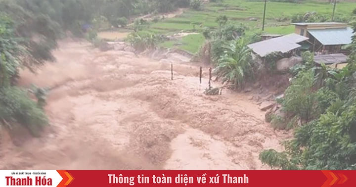 Warning of the risk of flash floods and landslides in some localities of Thanh Hoa