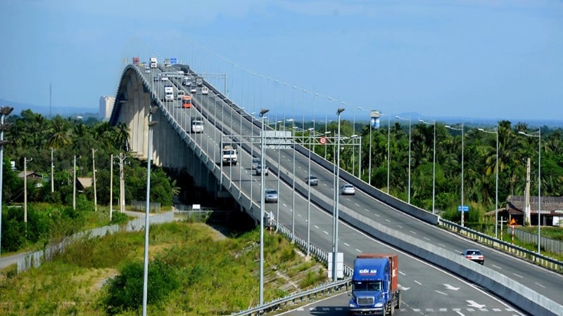 Cao tốc Thành phố Hồ Chí Minh-Long Thành-Dầu Giây đoạn kết nối Thành phố Hồ Chí Minh và tỉnh Đồng Nai. (Ảnh: QUÝ HIỀN)