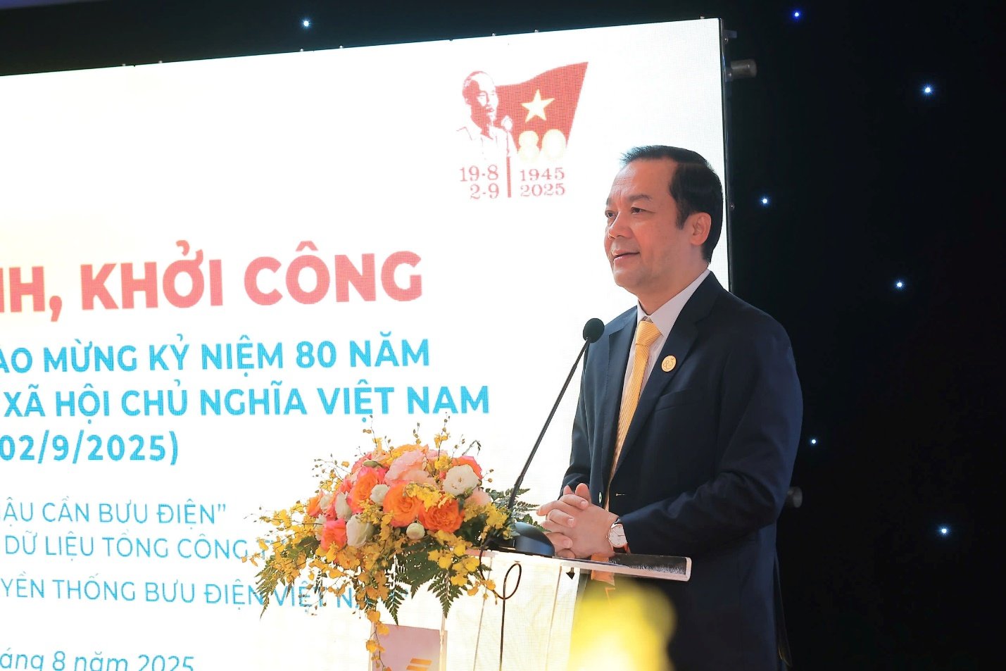 Bưu điện Việt Nam khởi công, khánh thành 3 công trình trọng điểm mừng 80 năm Quốc khánh 2/9- Ảnh 1.