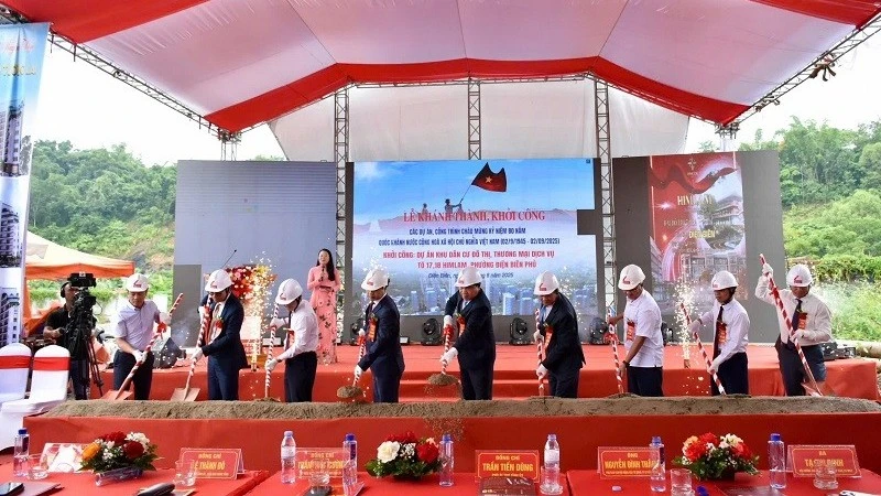 Điện Biên khởi công 3 công trình trọng điểm chào mừng kỷ niệm 80 năm Cách mạng Tháng Tám và Quốc khánh 2/9