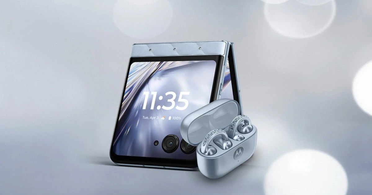 Motorola ra mắt Razr Swarovski và tai nghe Buds Loop lấp lánh cực đẹp