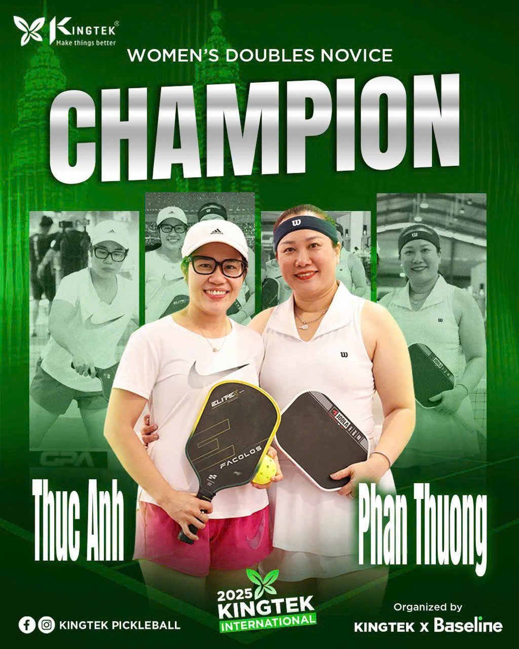 Các tay vợt Việt Nam gây sốt ở giải pickleball Kingtek International 2025- Ảnh 4.