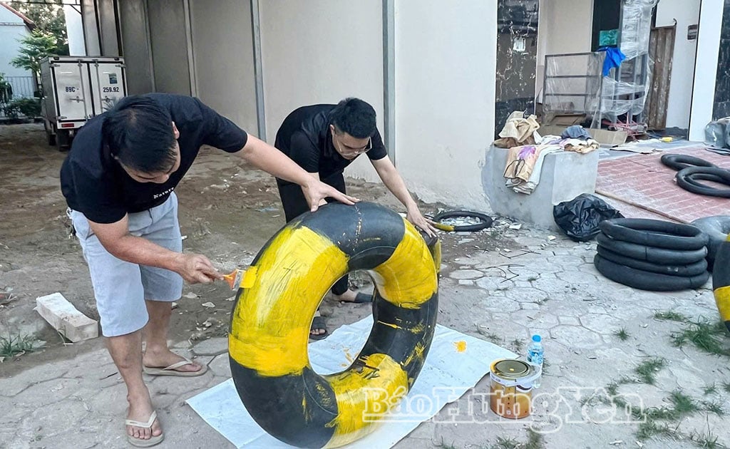 Những chiếc săm xe ô tô cũ được 