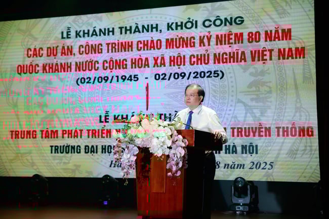 Khánh thành Trung tâm Phát triển Nghệ thuật sân khấu truyền thống của Trường Đại học Sân khấu - Điện ảnh Hà Nội - Ảnh 3.