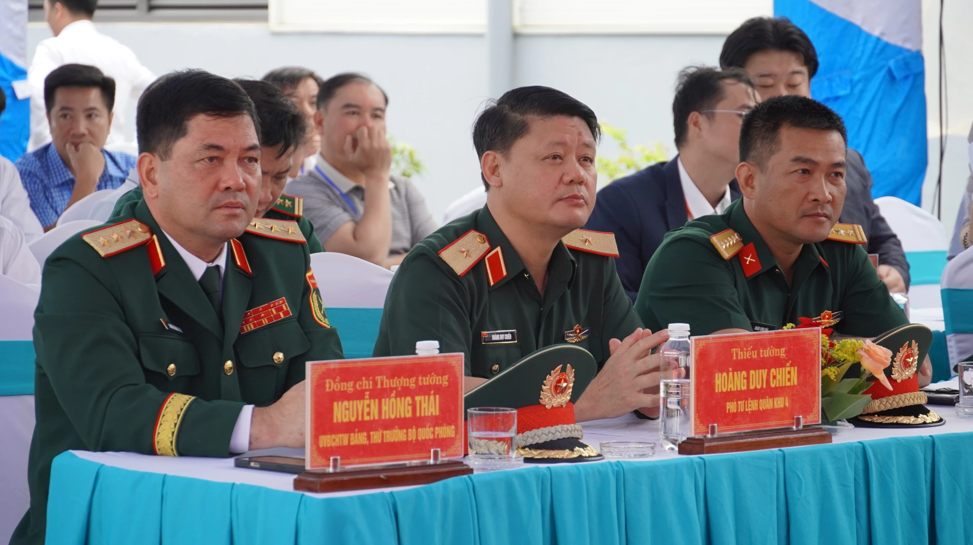 Đại biểu dự lễ khánh thành - Ảnh: QV
