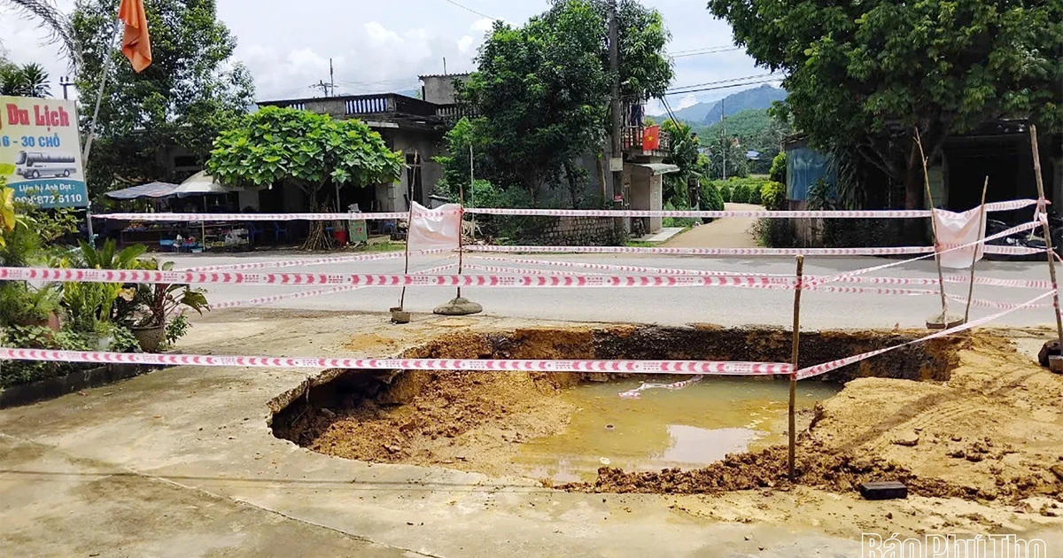 Proposal to handle the "death hole" on National Highway 12B, Thuong Coc commune section