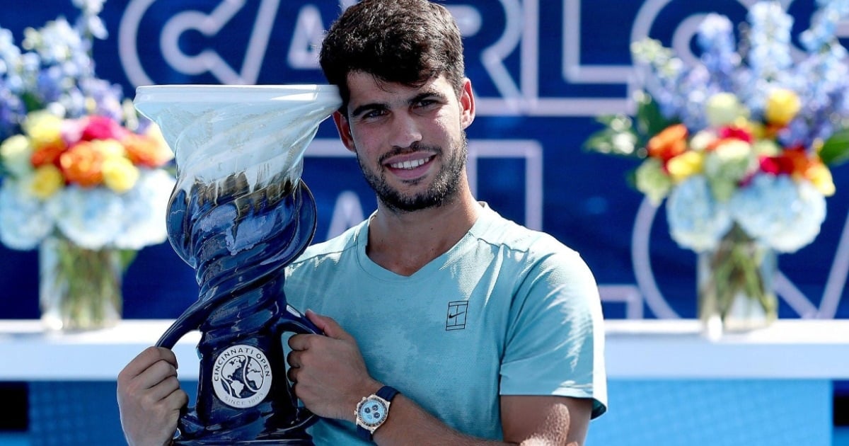 Sinner bỏ cuộc, Alcaraz lần đầu vô địch Cincinnati Open