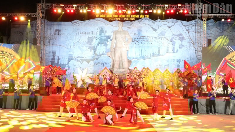 Chương trình kỷ niệm 115 năm Ngày sinh đồng chí Lương Văn Tri.