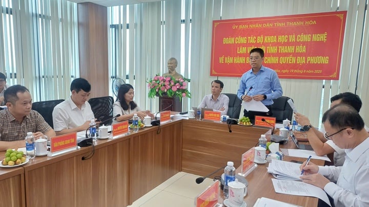 Bộ KH&CN cùng Thanh Hóa giải quyết vướng mắc trong vận hành chính quyền hai cấp  - Ảnh 2.