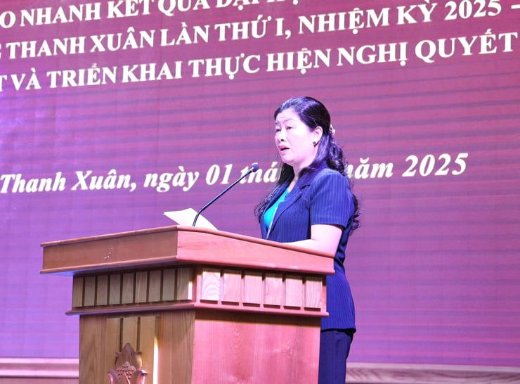 Đảng ủy phường Thanh Xuân quán triệt, triển khai Nghị quyết Đại hội lần thứ I- Ảnh 2.