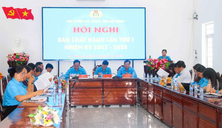 Liên đoàn Lao động tỉnh An Giang công bố nhân sự chủ chốt
