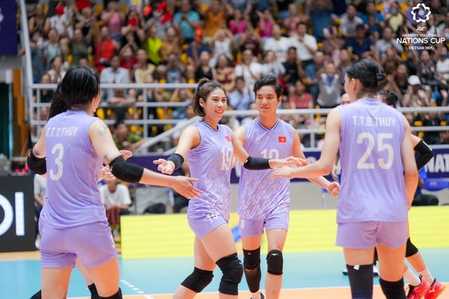 Đánh bại Philippines, đội tuyển bóng chuyền nữ Việt Nam đấu Thái Lan: Tranh vô địch SEA V.League- Ảnh 1.