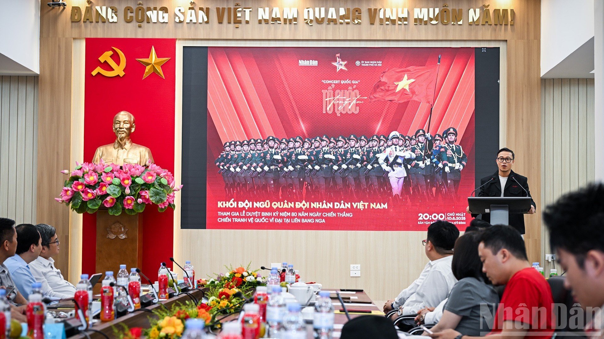 Tổng đạo diễn chương trình Đặng Lê Minh Trí nói về sự tham gia của Khối đội ngũ Quân đội Nhân dân Việt Nam.