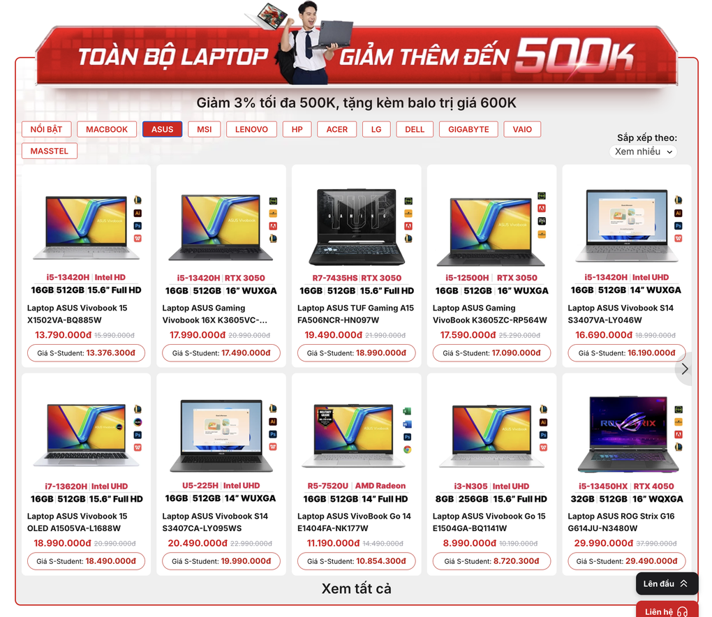 Laptop phù hợp cho học sinh, sinh viên trong năm học mới - 1