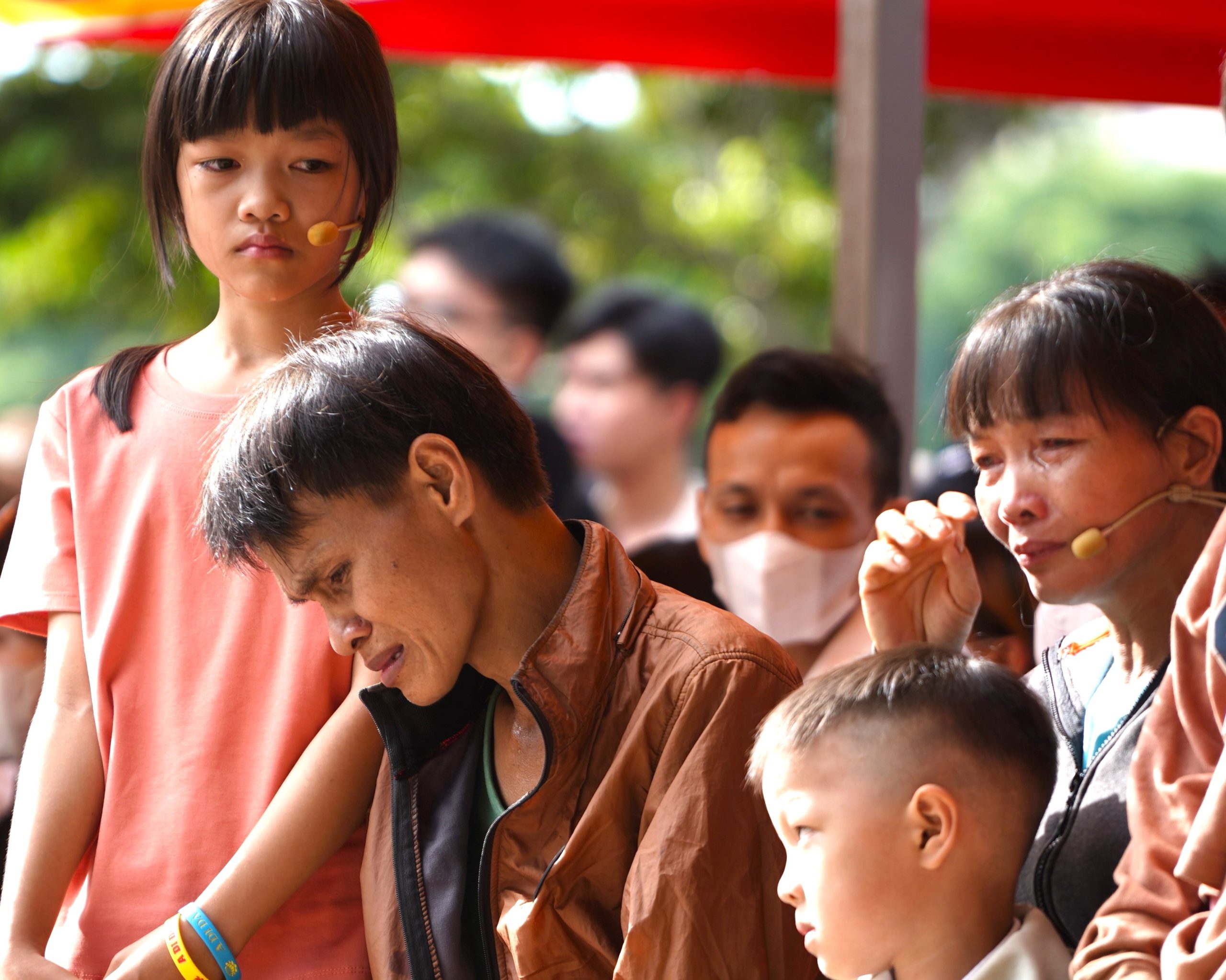 Tears are pain, love, and the desire to rise up and escape poverty and illness.