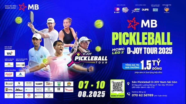 MB Pickleball D-Joy Tour 2025 | HCMC Leg 2 chính thức khởi tranh - Ảnh 1.