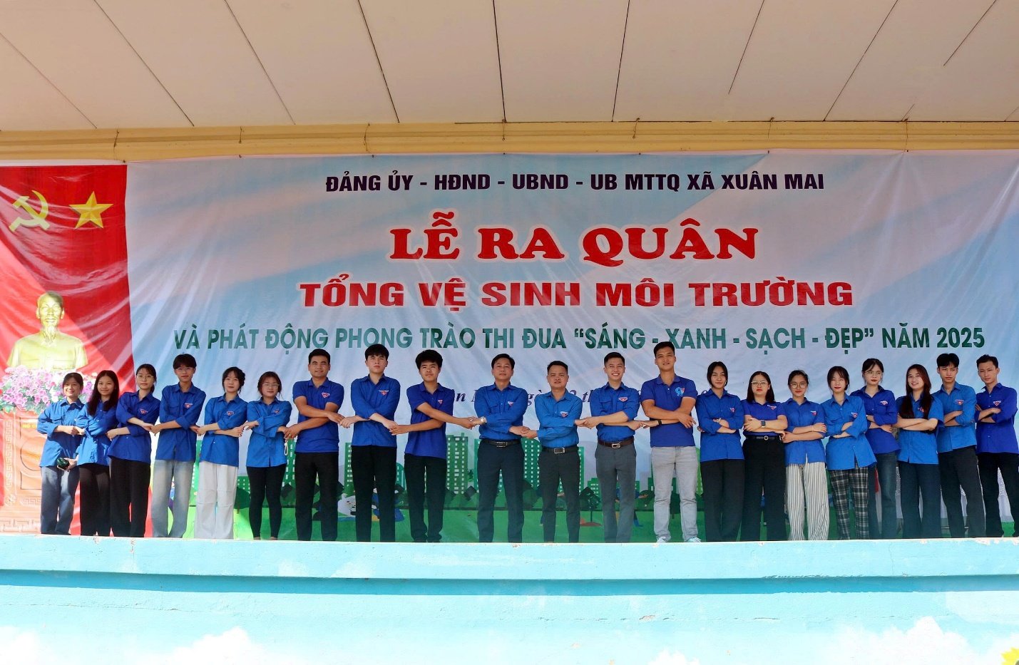 Xã Xuân Mai: Phát động phong trào thi đua “Sáng - xanh - sạch - đẹp”- Ảnh 7.