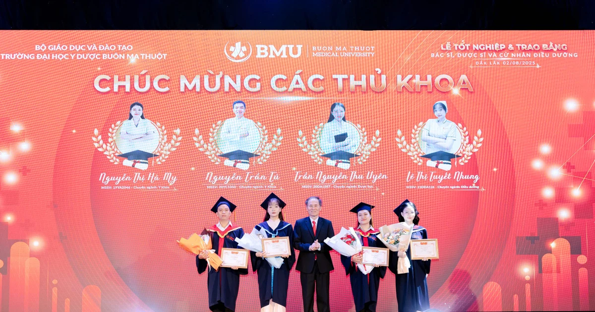 Trường Đại học Y Dược Buôn Ma Thuột trao Bằng tốt nghiệp năm 2025