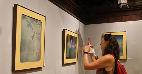 Opening of the exhibition "Five shapes" at the Temple of Literature - Quoc Tu Giam