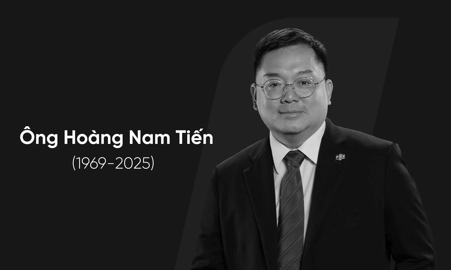 Thông báo chính thức về việc tổ chức Lễ viếng ông Hoàng Nam Tiến