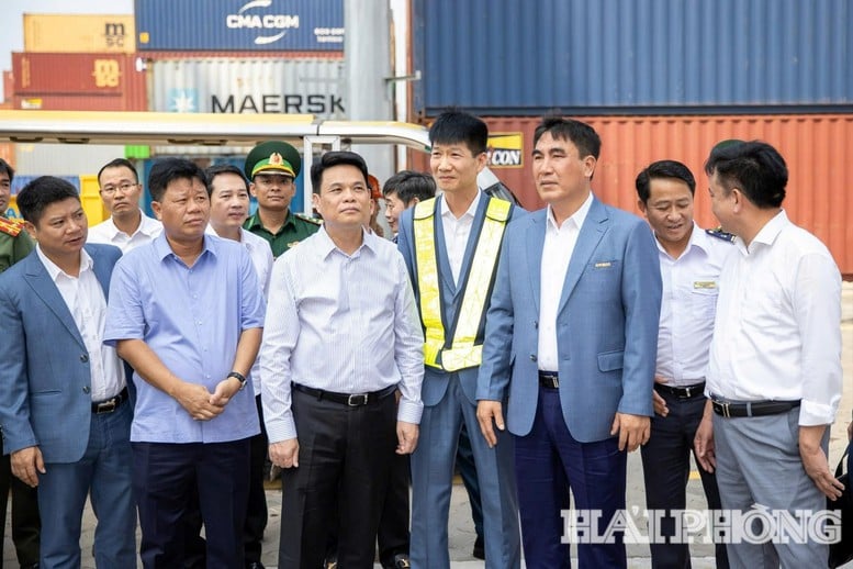 Cảng Hateco Hải Phòng đón tàu 200.000 DWT: Lãnh đạo thành phố đề nghị khẩn trương mở rộng hạ tầng- Ảnh 1.