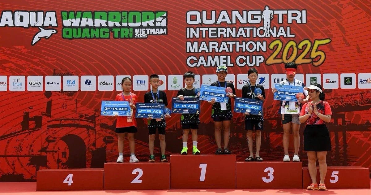 3.500 VĐV tranh tài giải thể thao hai môn phối hợp bơi-chạy tại Quảng Trị: Rất hấp dẫn