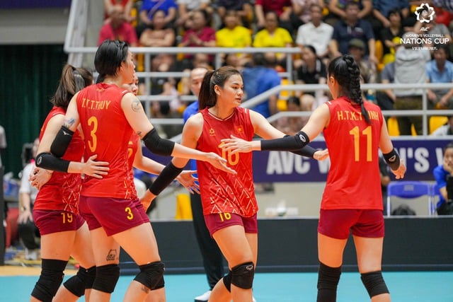 Bóng chuyền nữ Việt Nam khẳng định sức mạnh, thiếu Bích Tuyền vẫn thắng dễ Indonesia ở SEA V.League- Ảnh 1.