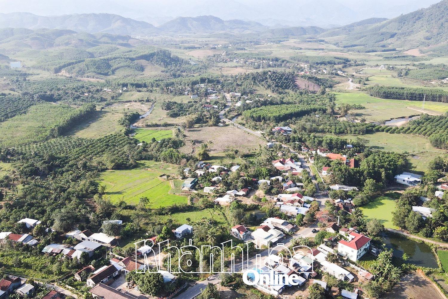Un coin de la commune de Trung Khanh Vinh.
