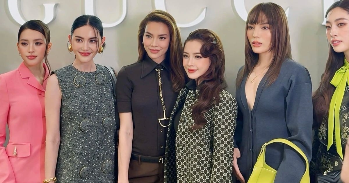 Chi Pu "lọt thỏm" giữa dàn người đẹp cao 1,7m nhưng vẫn trở thành tâm điểm