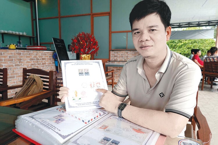Lưu giữ ký ức về Chủ tịch Tôn Đức Thắng qua tem