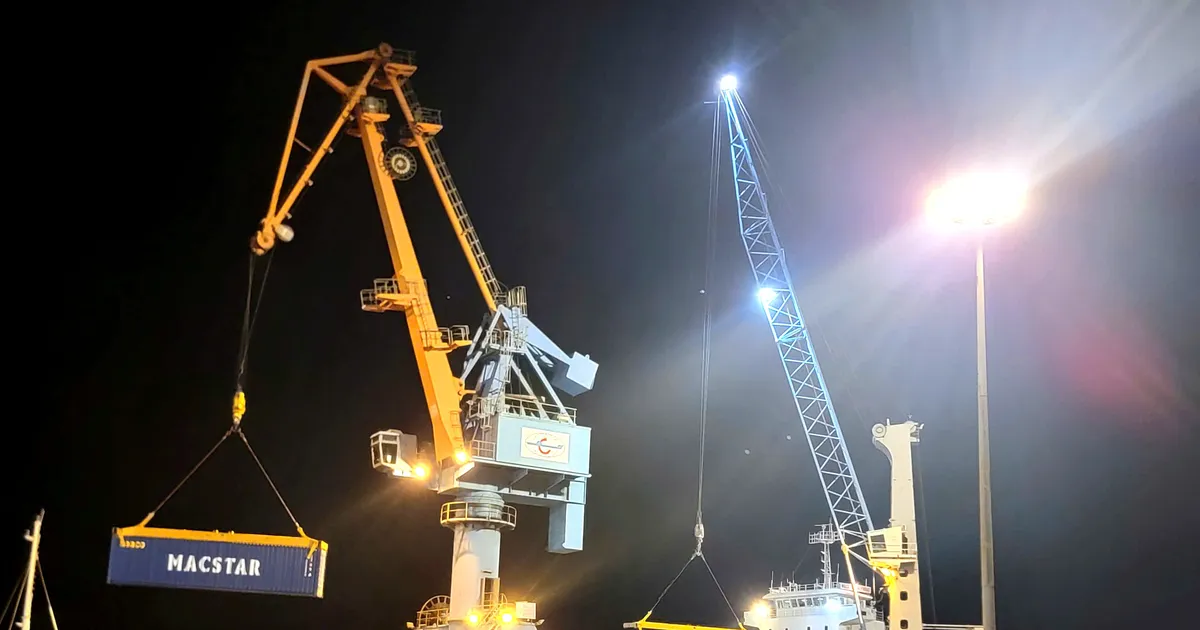 Đưa vào hoạt động tuyến vận tải container Hải Phòng - Vũng Áng