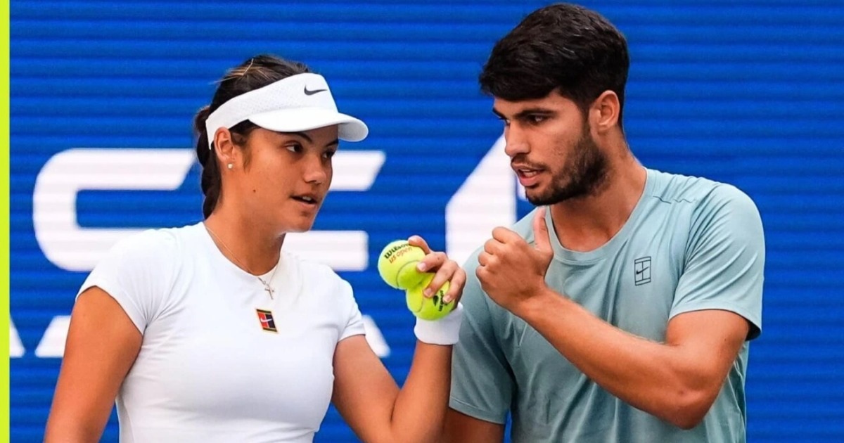 Alcaraz - Raducanu thua chóng vánh ở nội dung đôi nam nữ US Open 2025