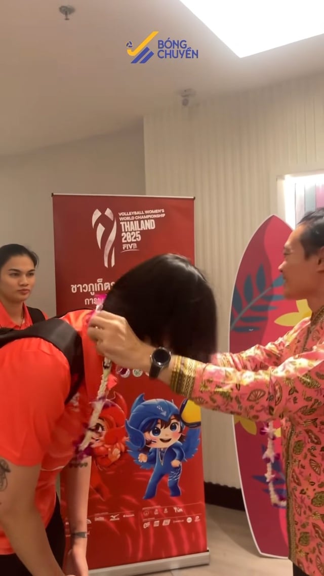 Đội tuyển bóng chuyền nữ Việt Nam đã đến Thái Lan đấu giải thế giới, được chào đón ấm áp- Ảnh 5.