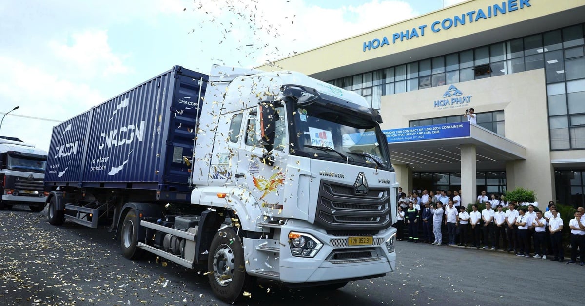 Doanh nghiệp sản xuất vỏ container Việt Nam đón nhận đơn hàng lớn từ CMA CGM