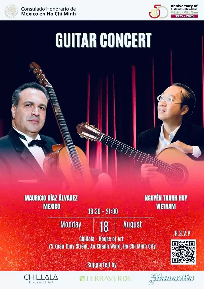 Đêm nhạc 'Guitar Concert' - Tăng cường kết nối hai nền văn hoá Việt Nam và Mexico