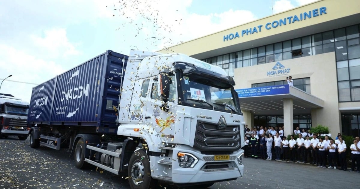 Hoa Phat delivers 1,000 containers to shipping line CMA CGM