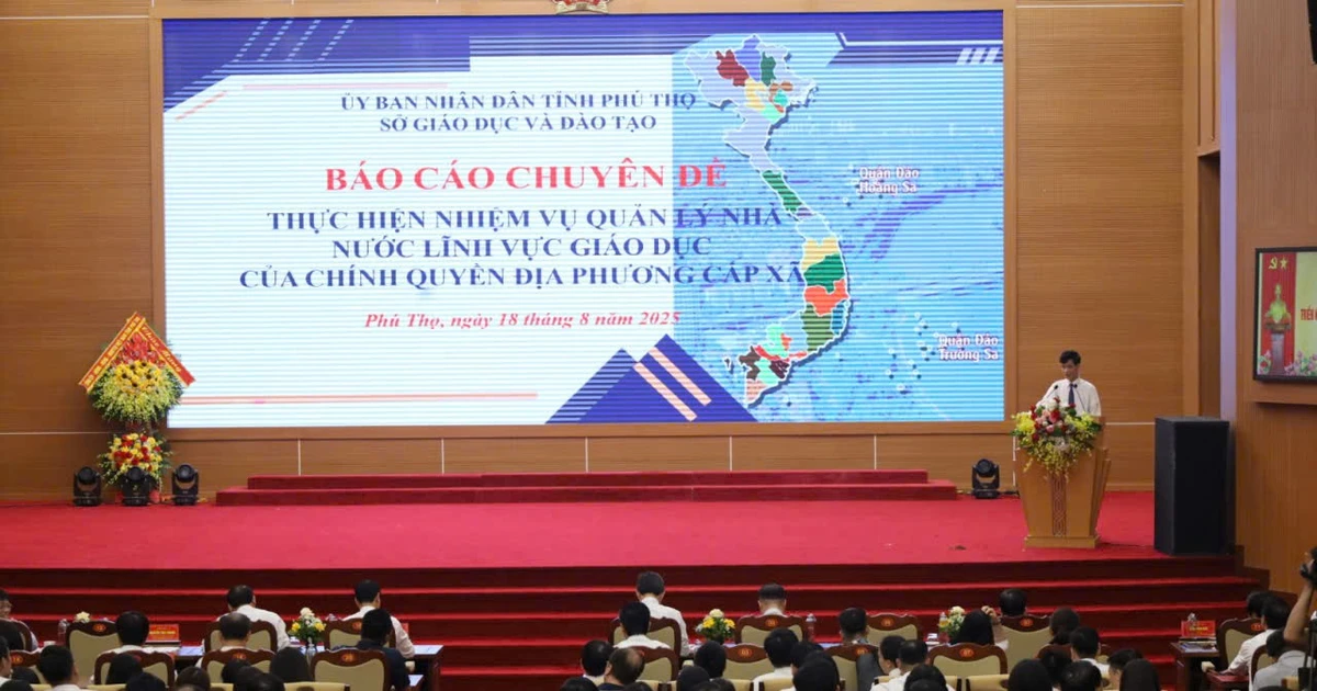 Phu Tho: 56.7% of commune-level officials in charge of education have sufficient experience and qualifications