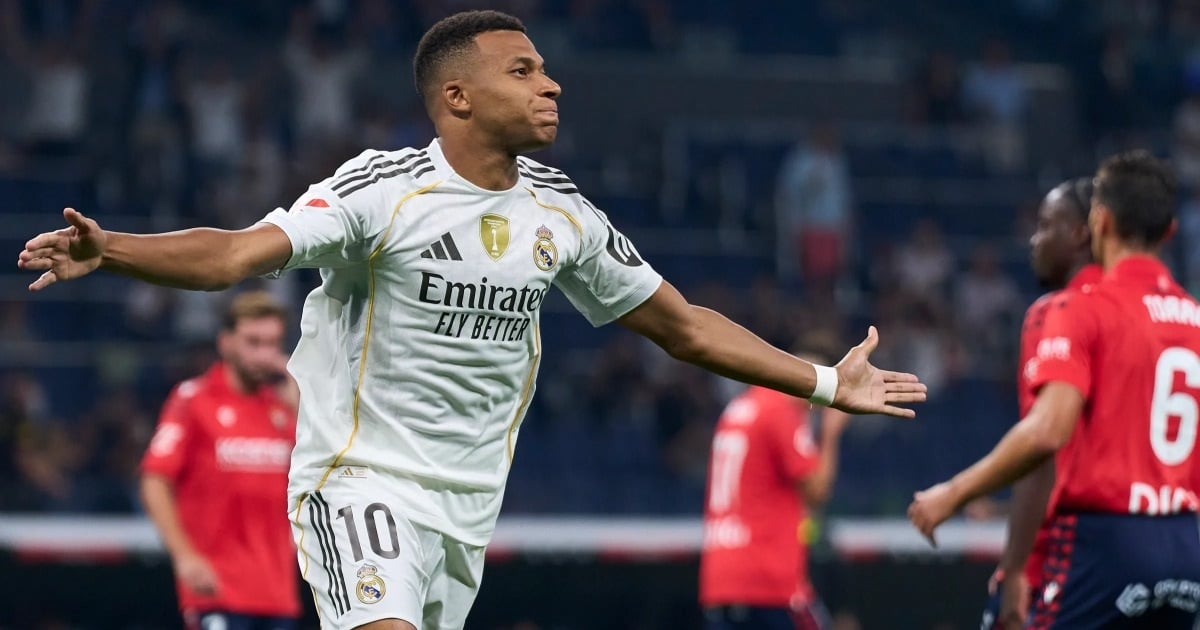 Mbappe tỏa sáng giúp Real Madrid thắng trận mở màn La Liga